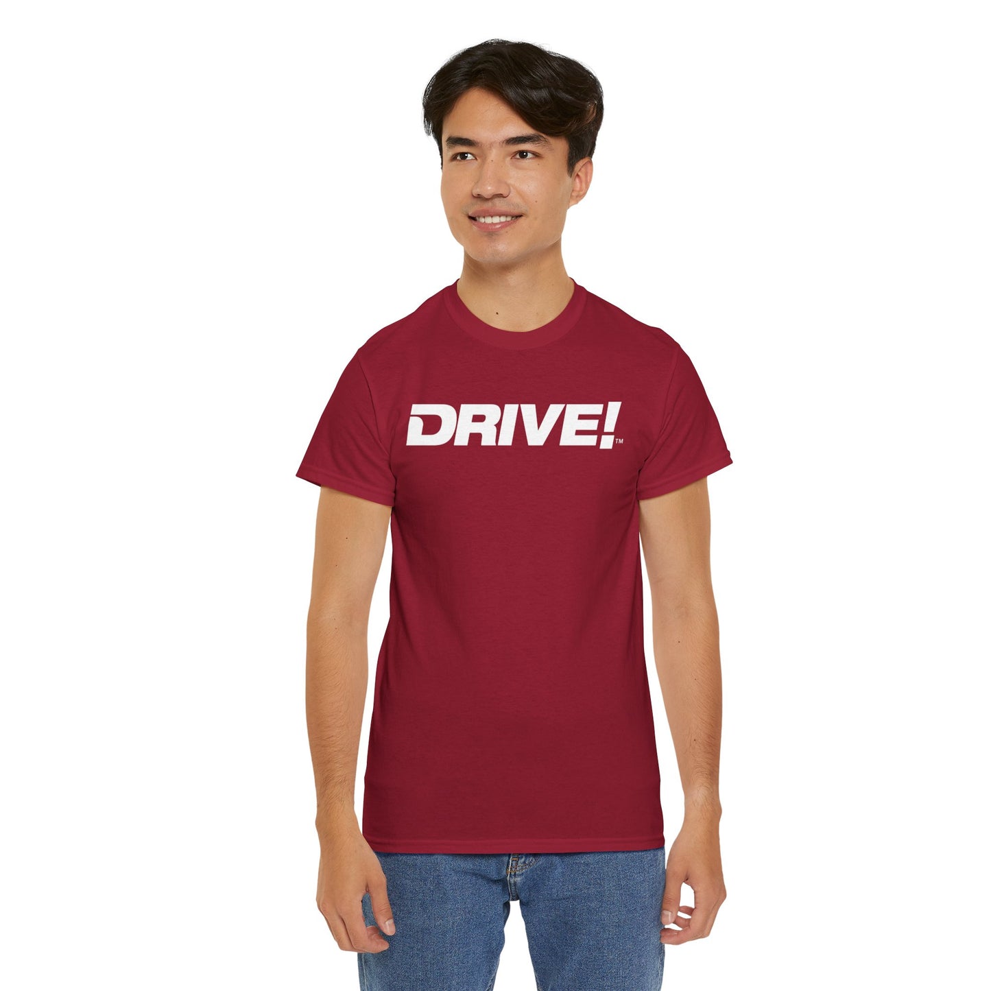 Drive Magazine Unisex Cotton Antique Cherry Red T-Shirt