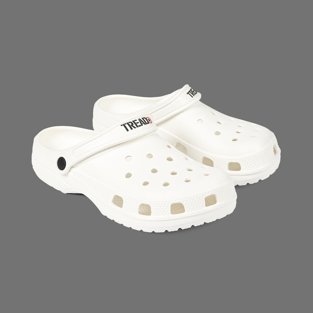 Tread White Lightweight Slip-On Waterproof Footwear
