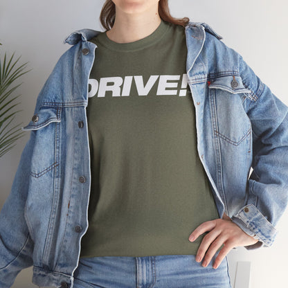 Drive Magazine Unisex Heather Military Green T-Shirt