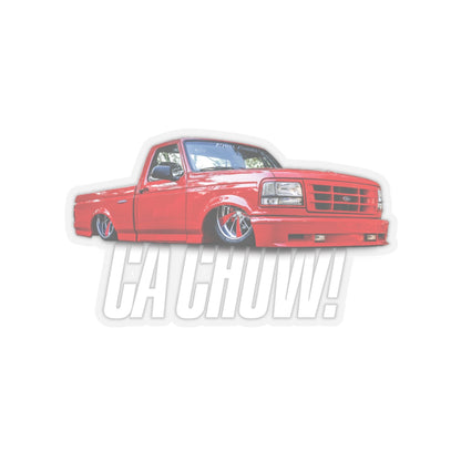 Ca-Chow Transparent Stickers