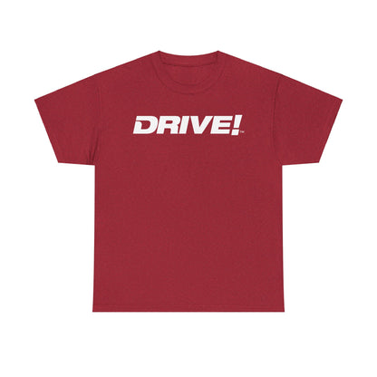 Drive Magazine T-Shirt Heavy Cotton Cardinal Red Tee