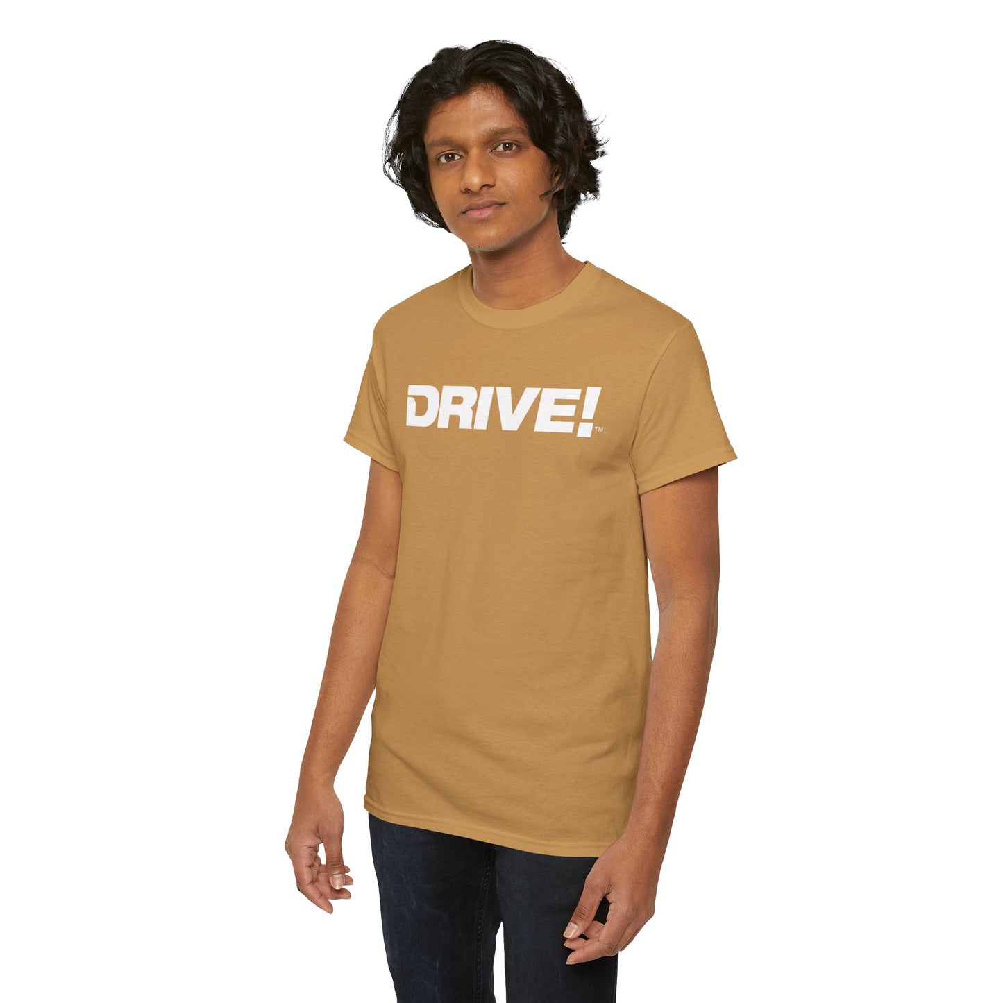 Drive Magazine Tee Heavy Cotton Old Gold T-Shirt