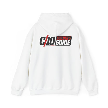 C10 Builder's Guide Unisex White Hoodie