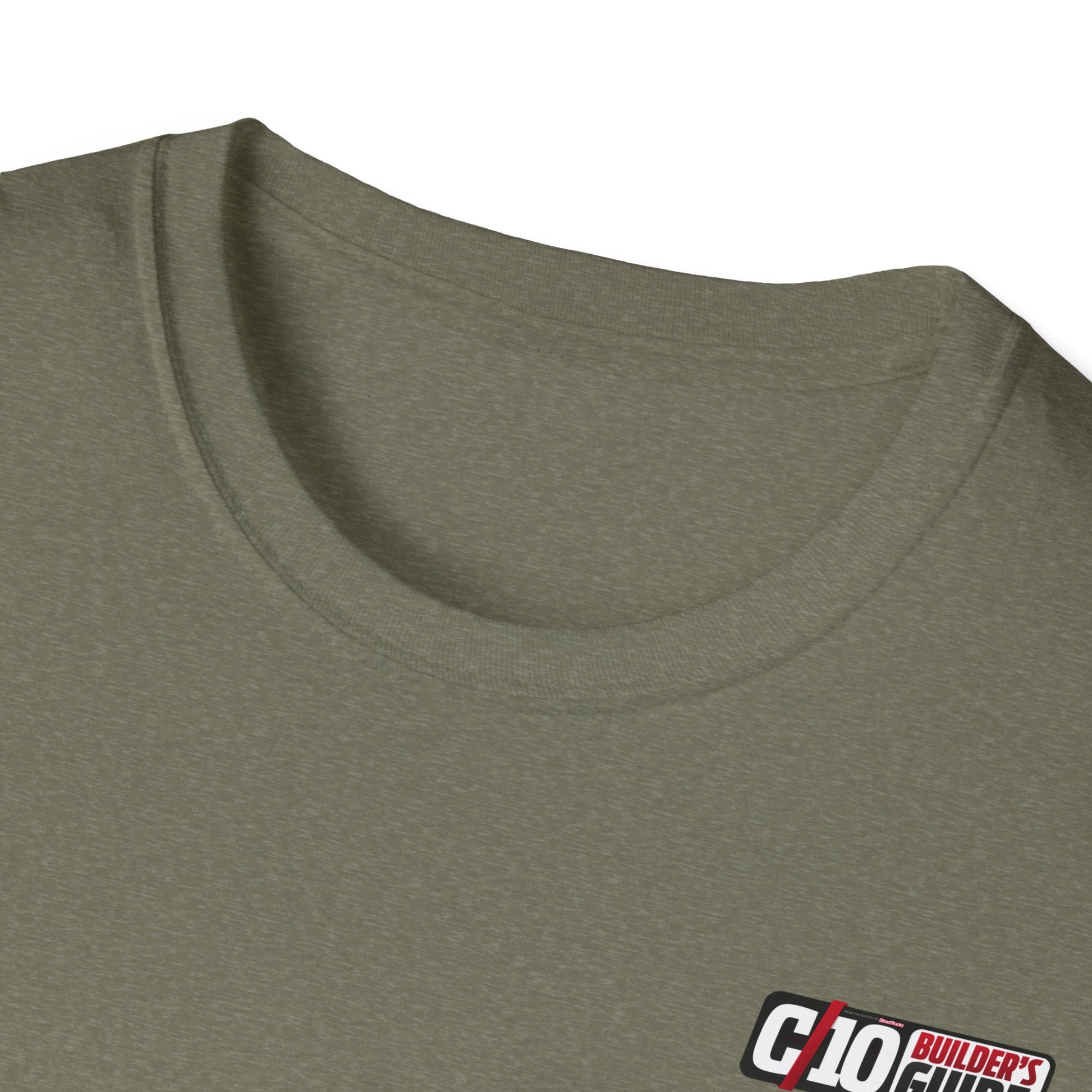 C10 Grounded Glory Barker's Unisex Heather Military Green T-Shirt