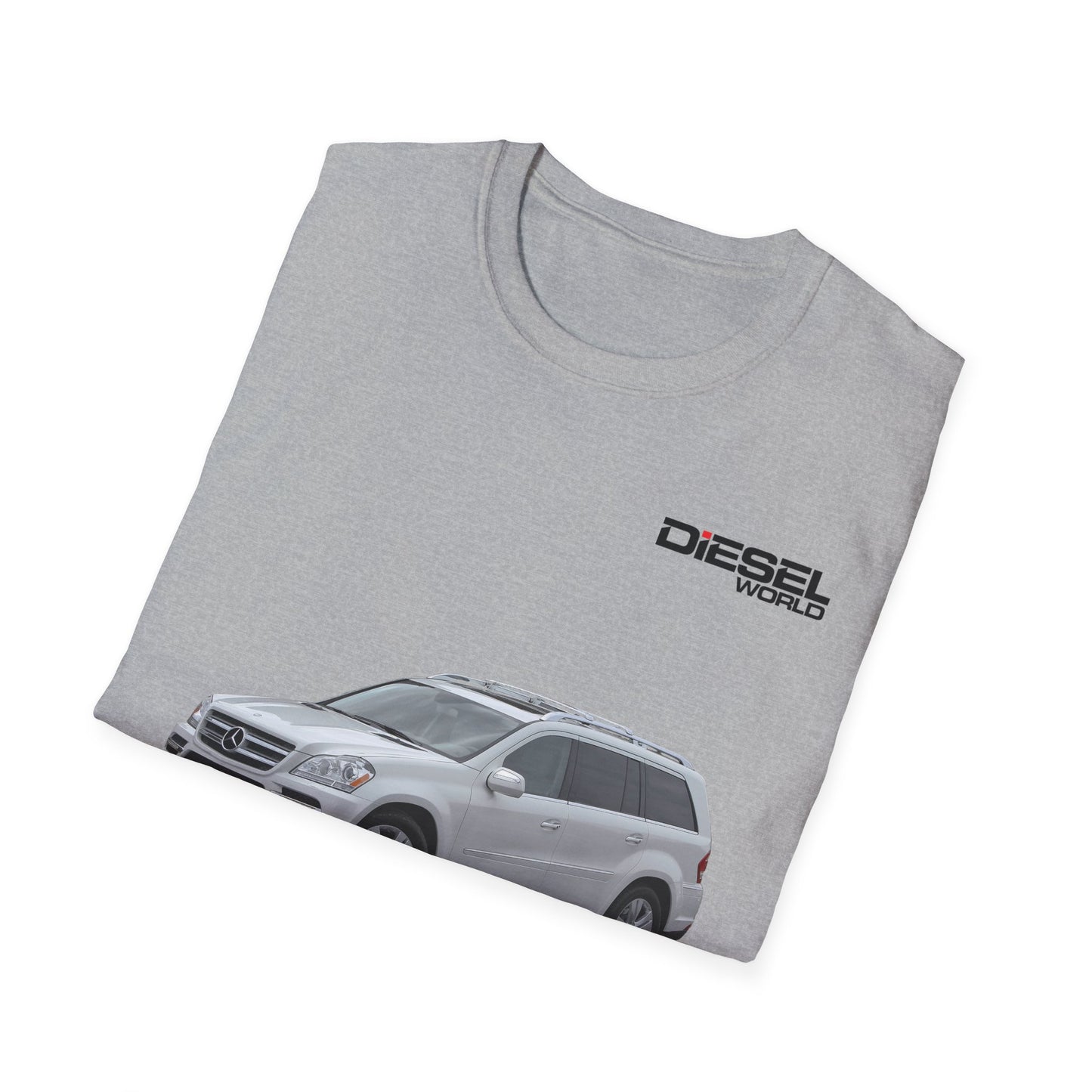 Diesel World BlueTec Brilliance Unisex Softstyle Sport Grey T-Shirt