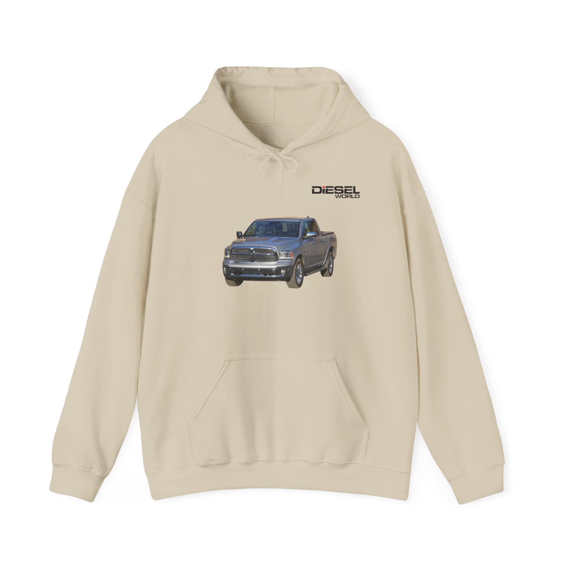 Diesel World EcoTorque 1500 Unisex Sand Hooded Sweatshirt