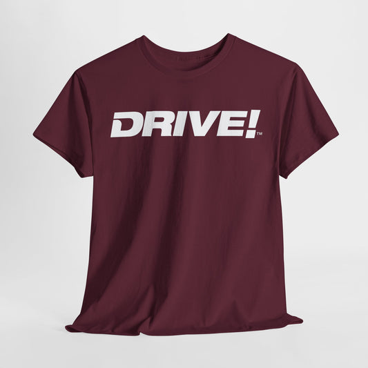 Drive Magazine T-Shirt Unisex Heavy Cotton Maroon Tee