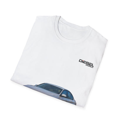 Diesel World Gold BMW Era Unisex Softstyle White Tee